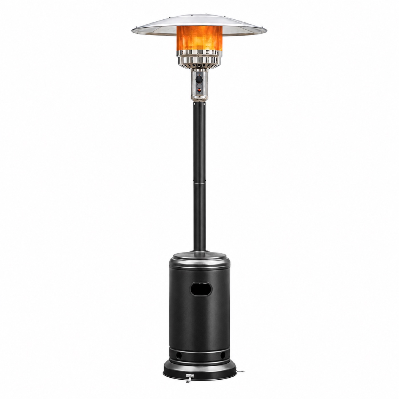 Stainless steel outdoor propane patio heater rental